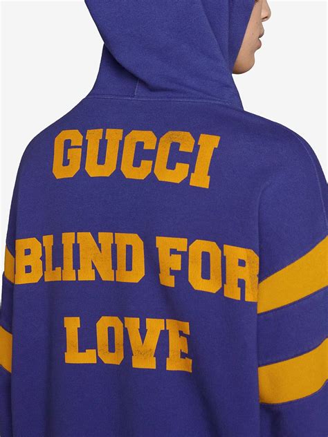 Gucci 2021 Blind For Love Hoodie .